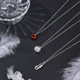 304 Stainless Steel Necklace, Cable Chains, with Lobster Clasps, Stainless Steel Color, 17.72 inch(45cm), 20strands/set