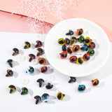 Plastic Doll Eyes, Craft Safety Eyes, for Crafts, with Washers, Crochet Toy and Stuffed Animals, Mixed Color, 18mm, 10sets/color, 7 colors, 70sets/bag