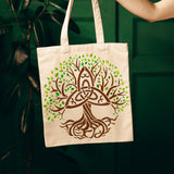 PET Hollow Out Drawing Painting Stencils, for DIY Scrapbook, Photo Album, Tree of Life Pattern, 30x30cm