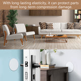 EVA Non-slip Mat, Self Adhesive Furniture Pad, Rectangle, White, 304.8x152.4x2mm
