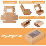 Kraft Paper Box, Rectangle, BurlyWood, 85x60x30mm