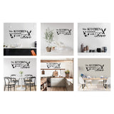 PVC Quotes Wall Sticker, for Stairway Home Decoration, Word, Black, 61x23cm
