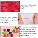 9 Rolls 9 Colors Waxed Polyester Cords, for Jewelry Making, Mixed Color, 1.5mm, about 10m/roll, 1roll/color