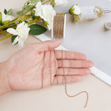 DIY Jewelry Kits, with 304 Stainless Steel Soldered Cable Chains, Lobster Claw Clasps and Open Jump Rings, Golden, 2x1.5x0.4mm, about 10m/roll, 1roll