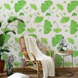 5Pcs 5 Styles Autumn PET Hollow Out Drawing Painting Stencils, for DIY Scrapbook, Photo Album, Ginkgo Leaf Pattern, 100~300x100~300mm, 1pc/style