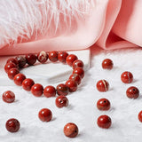 Natural Red Jasper Beads Strands, Round, Grade AB, 8mm, Hole: 1mm, 100pcs/box
