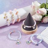 DIY Easter Theme Bracelet Making Kits, Including Alloy Enamel Rabbit & Planet & Moon & Flower Pendants, Imitation Gemstone Acrylic & Glass Pearl Beads, Mixed Color, 236Pcs/box