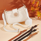 5Pcs 5 Colors Adjustable PU Leather Bag Shoulder Straps, with Alloy Swivel Clasps, Mixed Color, 71.5~132x1.85cm, 1pc/color