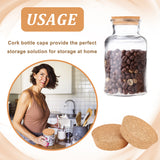 Cork Bottle Stoppers, Wine Accessories, Wheat, 110x30mm, Bottom Diameter: 98mm