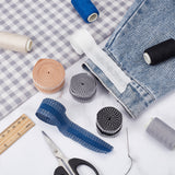 5 Rolls 5 Colors Flat Polyester Pants Edge Shorten Self-Adhesive Pant Mouth Paste, Iron-on Hem Tape Repair Pants for Jean Clothing DIY Sewing, Mixed Color, 1 inch(25mm), 1 roll/color