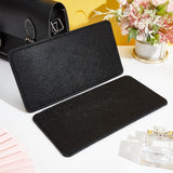 Felt Inserts Bag Bottom, Cushion Pad, Rectangle, Black, 35x18x0.45cm