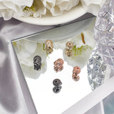 Brass Beads, Buddha Head, Mixed Color, 11x9x8.5mm, Hole: 1.5mm, 3 colors, 2pcs/color, 6pcs/box