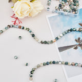 Natural Tree Agate Beads Strands, Round, 8mm, Hole: 1.2mm, about 47pcs/strand, 15.35 inch(39cm), 5strands/box