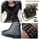 100Pcs 4 Colors Iron Brads, Scrapbooking, Photo Album, Embellishment Wedding Supplies, Children Puppy Dolls Decoration, DIY Paper Cards, Mixed Color, 24.5x14.5mm, Pin: 3.5mm, 25pcs/color