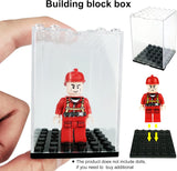 Plastic Display Box, for Model Toy Display, Square, Clear, 6.9x4.75x4.75cm
