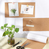 Self Adhesive Cork Strips, for Bulletin Board, BurlyWood, 2000x300x3mm