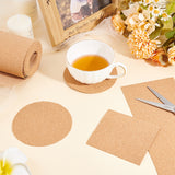 Cork Sheets, for Kitchen Hot Mats, Cup Mats, Bulletin, Rectangle, 3500x400x1mm