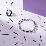 1390Pcs 7 Styles Opaque Colours Glass Twist Bugle Beads, Round Hole, Black, 4.5~26x2mm, Hole: 0.6~1mm