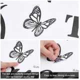 PVC Wall Stickers, for Wall Decoration, Mountain Pattern, 390x980mm