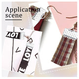 300Pcs 3 Size Alloy Ribbon Ends, Ribbon Buckle Flat Thread Clip, Rectangle, Silver, 7~7.5x8~13mm, Hole: 2.5~3.5x1~1.5mm, 100Pcs/size