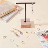 DIY Jewelry Making Finding Kit, Including Brass Leverabck Earring Findings, with Horizontal Loops, Ice Pick pinch Bails, Mixed Color, 56Pcs/box