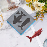 1Pc Wood Cutting Dies, with Steel, for DIY Scrapbooking/Photo Album, Decorative Embossing DIY Paper Card, Leather Crafts Making, Shark, 150x150x9mm