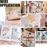 24Pcs 12 Styles Scrapbook Paper Pads, for DIY Album Scrapbook, Background Paper, Diary Decoration, Flower, 152x152x0.1mm, 2pcs/style