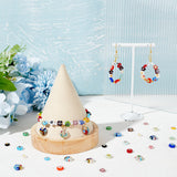 3 Strands 3 Styles Handmade Millefiori Glass Bead Strands, Flat Round, Mixed Color, 6~10x3~4mm, Hole: 0.5~1mm, 1 strand/style
