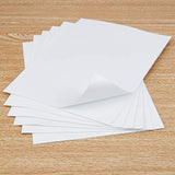 EVA Sheet Foam Paper, with Adhesive Back, Rectangle, White, 30x21x0.1cm