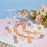 1 Set ABS Plastic Imitation Pearl Beads, Round, Mixed Color, 19mm, Hole: 2mm, 5 colors, 12pcs/color, 60pcs/set