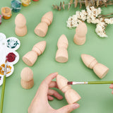 Wooden Dolls, for DIY Hand Painting Crafts, BurlyWood, 3x7cm