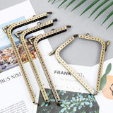 Iron Purse Handle Frame, For Bag Sewing Craft Tailor, Antique Bronze, 4pcs/set