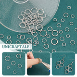 304 Stainless Steel Open Jump Rings, with Brass Rings, Antique Bronze & Stainless steel Color, 103x17mm, 180pcs/box