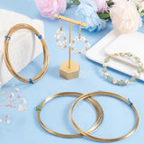 3 Bundles 3 Size Brass Craft Wire Sets, Square, Raw(Unplated), 0.6~1x0.6~1mm, about 19.69 Feet(6m)/Bundle, 1 Bundle/size