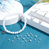36Pcs 3 Style 925 Sterling Silver Spacer Beads, Round, Silver, 3~6mm, Hole: 0.9~1.6mm