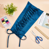 Bridal Dress Zipper Replacement, Adjustable Fit Satin Corset Back Kit, Lace-up Formal Prom Dress, Blue, 465~4400x17~256x1~2.5mm