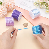 4 Rolls 4 Colors Nylon Rattail Satin Cord, Beading String, for Chinese Knotting, Jewelry Making, Mixed Color, 2mm, about 10.93 yards(10m)/roll, 1roll/color