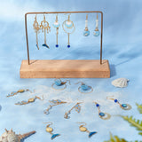 DIY Dangle Earring Making Kits, Including Alloy Pendants, Iron Pendants, Glass Globe Pendants & Glass Pearl Beads, Brass Hoop Earrings Findings & Cable Chains, Golden
