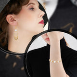 80Pcs 2 Styles Brass Charms, Chain Extender Drop, Teardrop, Real 18K Gold Plated, 6~8x3~4mm, Hole: 1mm, 40pcs/style