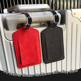 PU Imitation Leather Luggage Straps, Black, 192x18x7mm