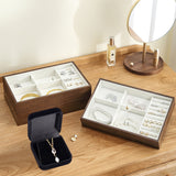 Square Velvet Medal Storage Boxes, Commemorative Coins Holder, Black, 5.8x5.3x2.45cm, Inner Diameter: 5x4.9cm