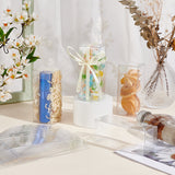 Rectangle Transparent Plastic PVC Box Gift Packaging, Waterproof Folding Box, for Toys & Molds, Clear, Box: 4x4x10cm