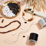 DIY Jewelry Making Finding Kit, Including Round Nylon Braided String Threads, Plastic Breakaway Clasps, Mixed Color