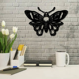 Iron Wall Signs, Metal Art Wall Decoration, for Living Room, Home, Office, Garden, Kitchen, Hotel, Balcony, Butterfly, 200x300x1mm