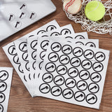 PVC Plastic Waterproof Stickers, Dot Round Self-adhesive Decals, for Helmet, Laptop, Cup, Suitcase Decor, Axe, Tools Pattern, 195x195mm, 25pcs/sheet