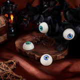 2 Pairs 2 Colors Plastic Craft Eyes, Hollow Eyeballs, for Doll Making, Half Round, Mixed Color, 32.5x18mm, Inner Diameter: 22mm, 1 pair/color