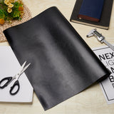 PU Imitation Leather Fabric, with Kraft Cardboard Mailing Tubes, Black, 120x43x0.07cm