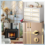 PVC Plastic Edge Banding, Adhesive Veneer Edge Trim for DIY Table, Cabinet, Furniture, Decorative Trim, Gold, 15x1.5mm, 5m/roll