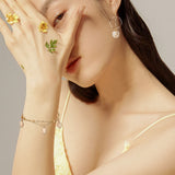 304 Stainless Steel Charms, Monstera Leaf, Golden, 13x9x1mm, Hole: 1mm, 16pcs/box