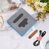 1Pc Earphone Cable Ties  Wood Cutting Dies, with Steel, for DIY Scrapbooking/Photo Album, Decorative Embossing DIY Paper Card, Leather Crafts Making, Mixed Shapes, 150x150x9mm